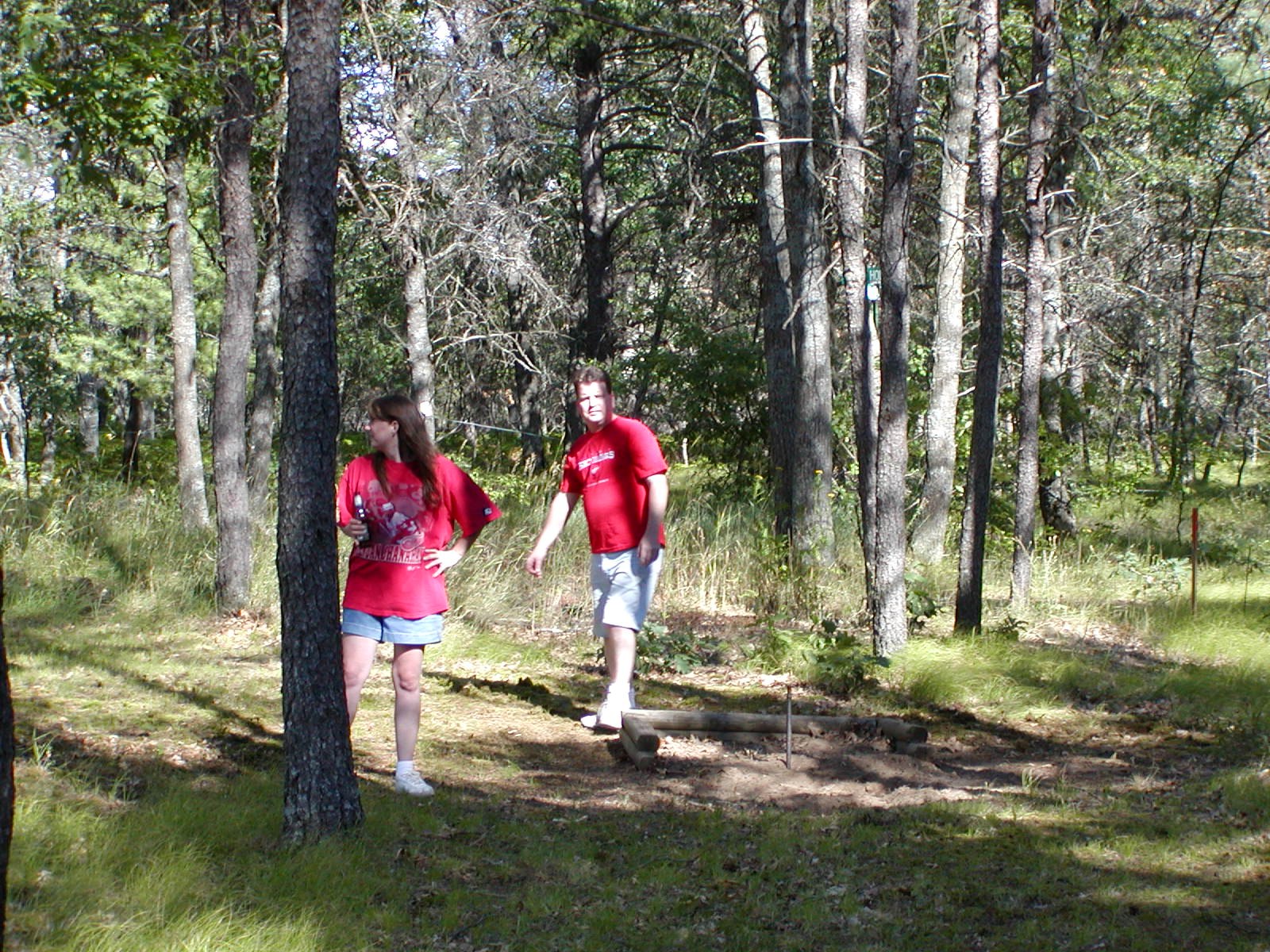 No Shelley, the horseshoe pit is this way!