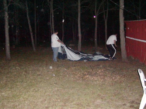 Isn't the where we've been peeing all night?