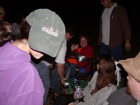 Tessa is now designated duct tapee every year.(But Ann volunteered for 2004)