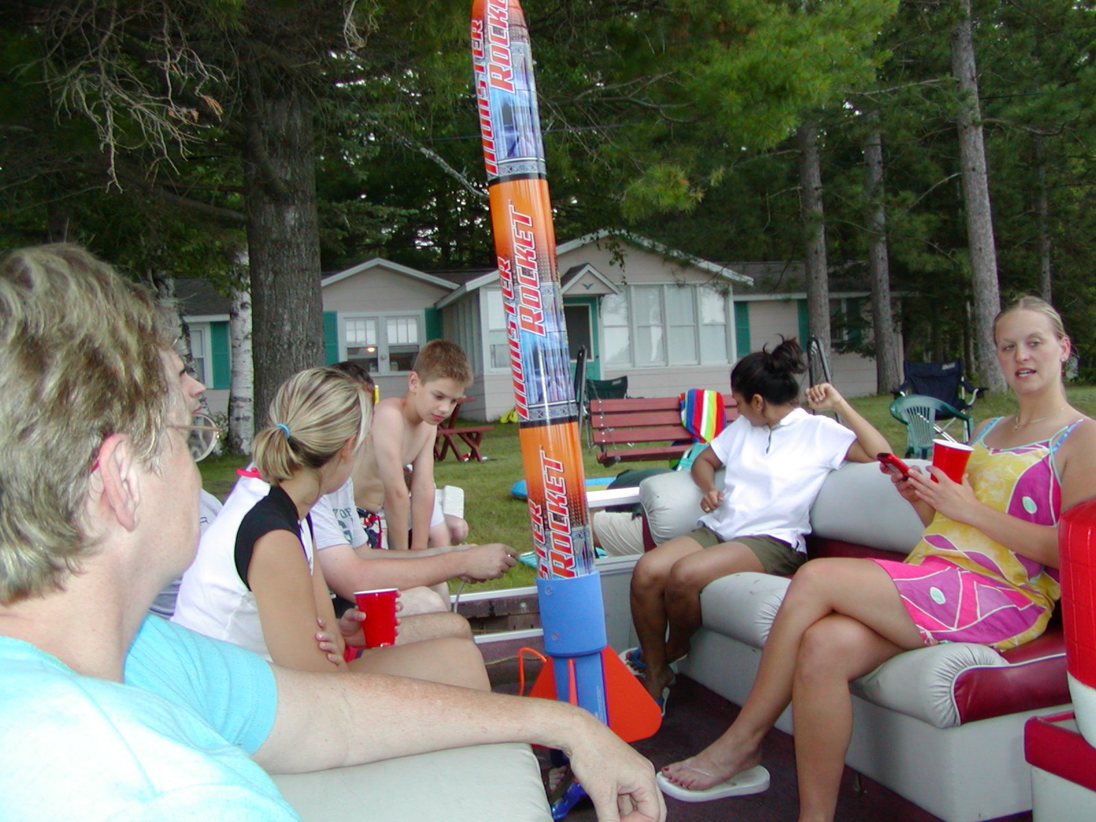 July 4, 2004 at Mark’s cabin — photograph 2