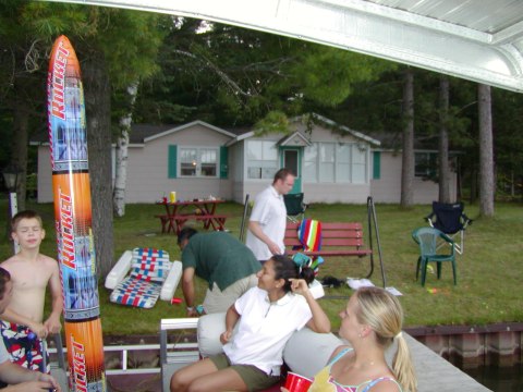 July 4, 2004 at Mark’s cabin — photograph 3