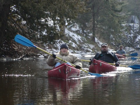 The winter canoe trip — photograph 3