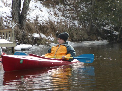 The winter canoe trip — photograph 6