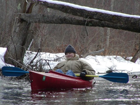 The winter canoe trip — photograph 17