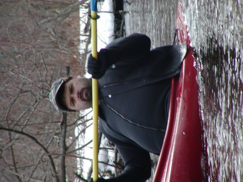 The winter canoe trip — photograph 20