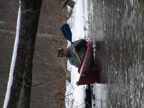The winter canoe trip — photograph 21