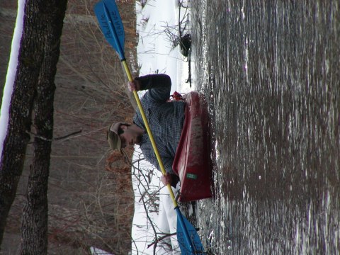 The winter canoe trip — photograph 22