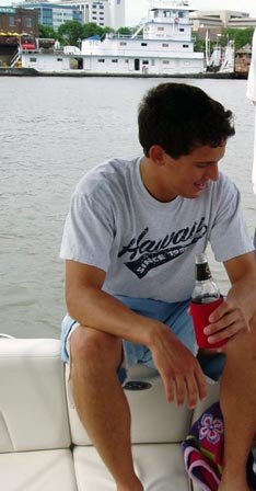 On the boat...