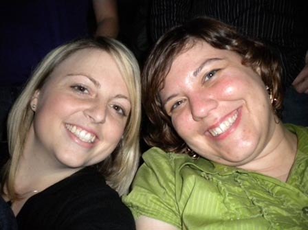 Amy & one of her bridesmaids Cindy!