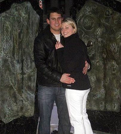 This is right after Jor proposed!  He still has a nervous smile! :)  