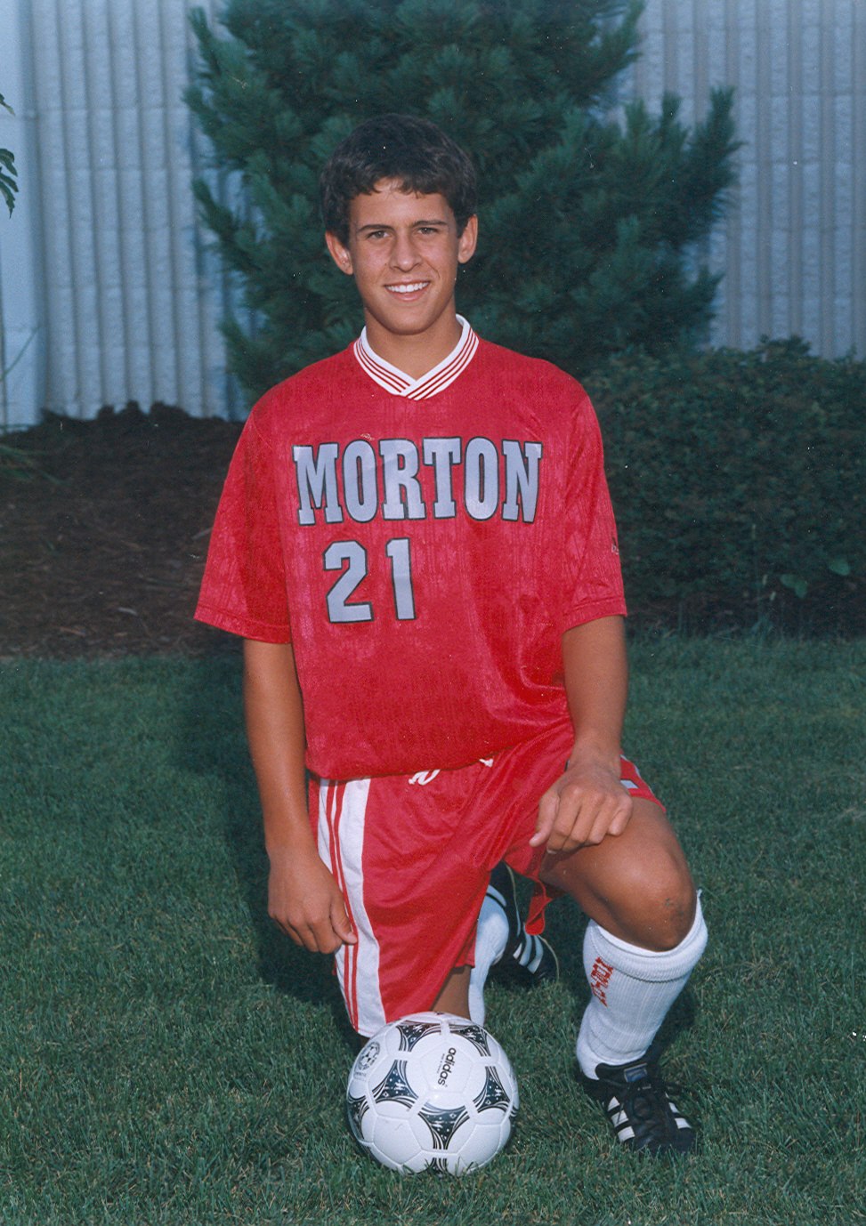 What a handsome soccer boy!