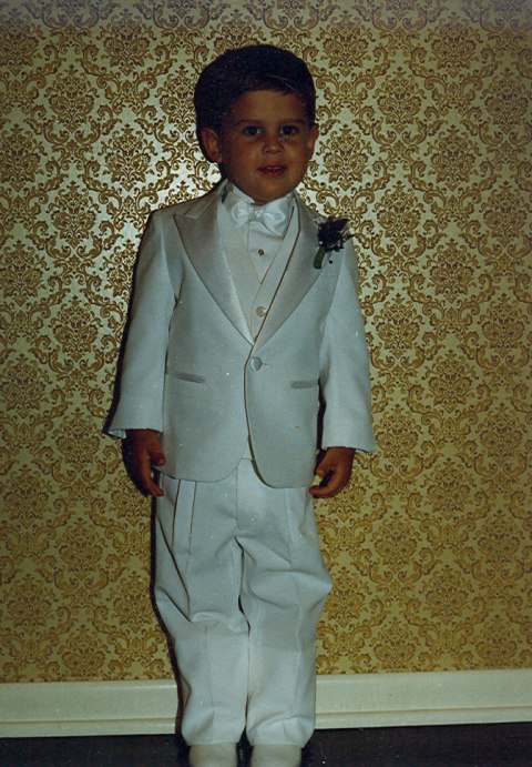 Joe in his first wedding! :)