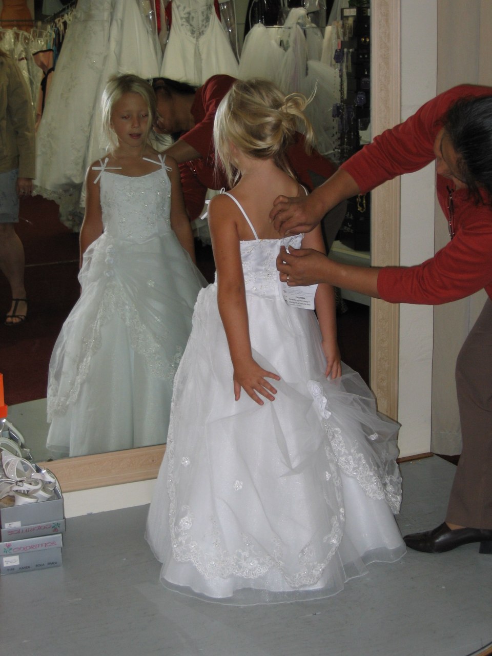 Dress fittings, photograph 7