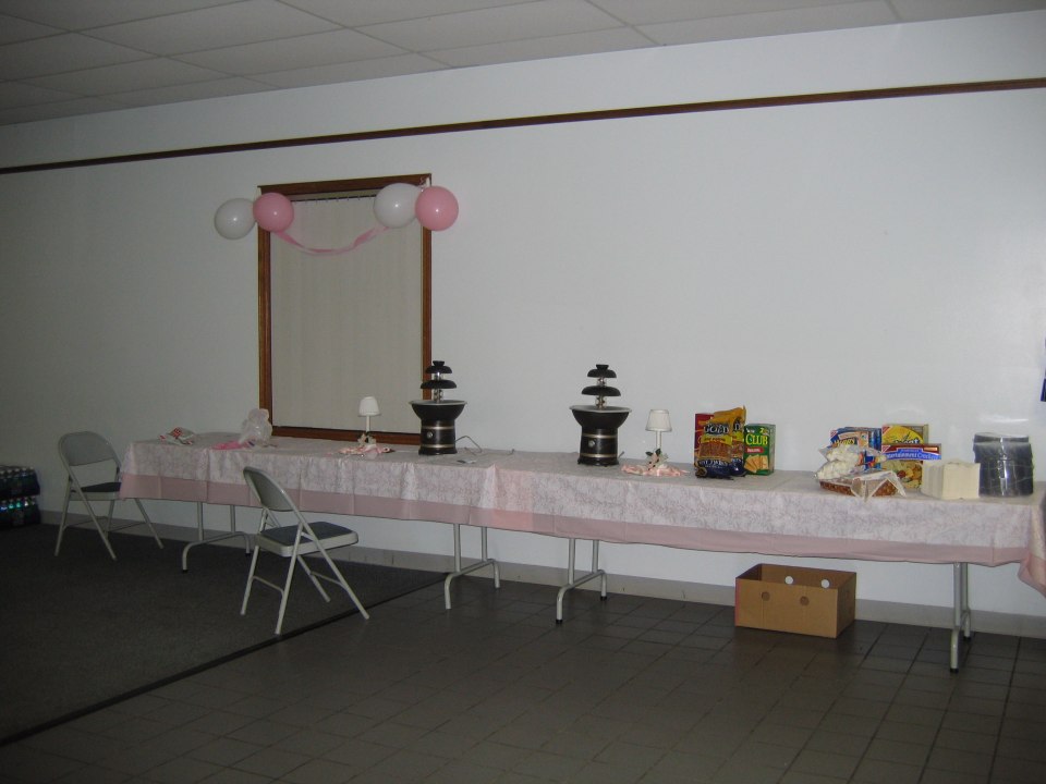 Setting up the hall, photograph 2