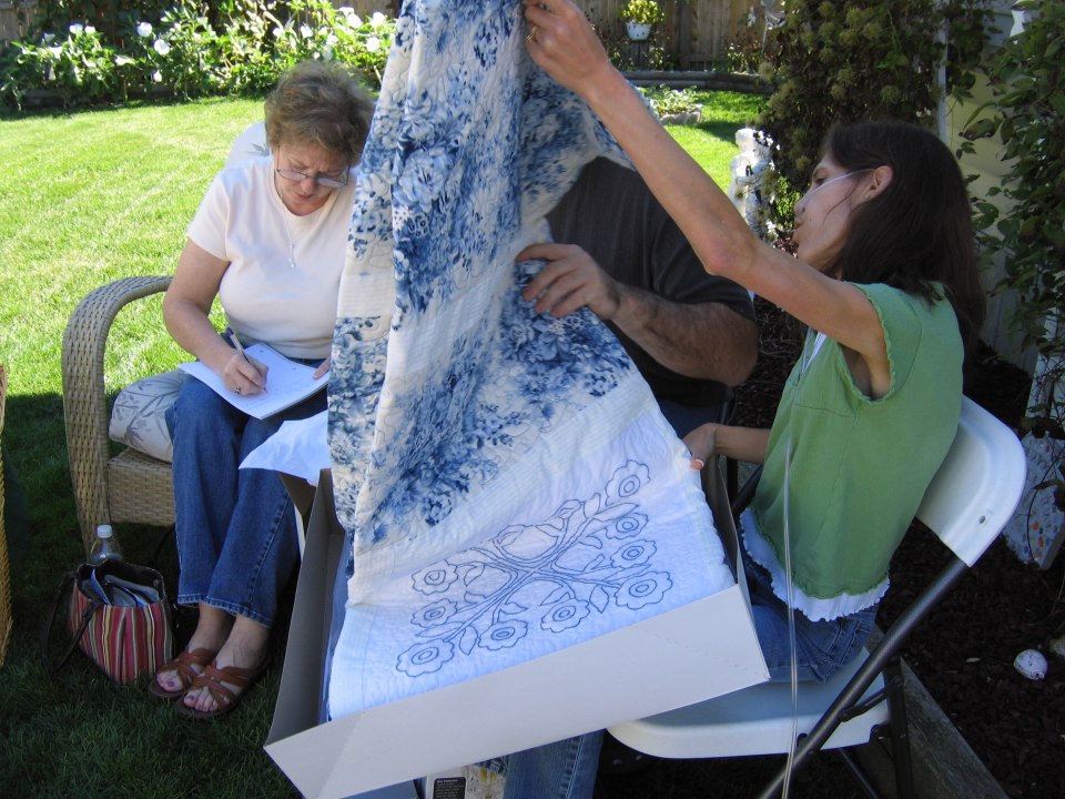 Opening gifts, photograph 2