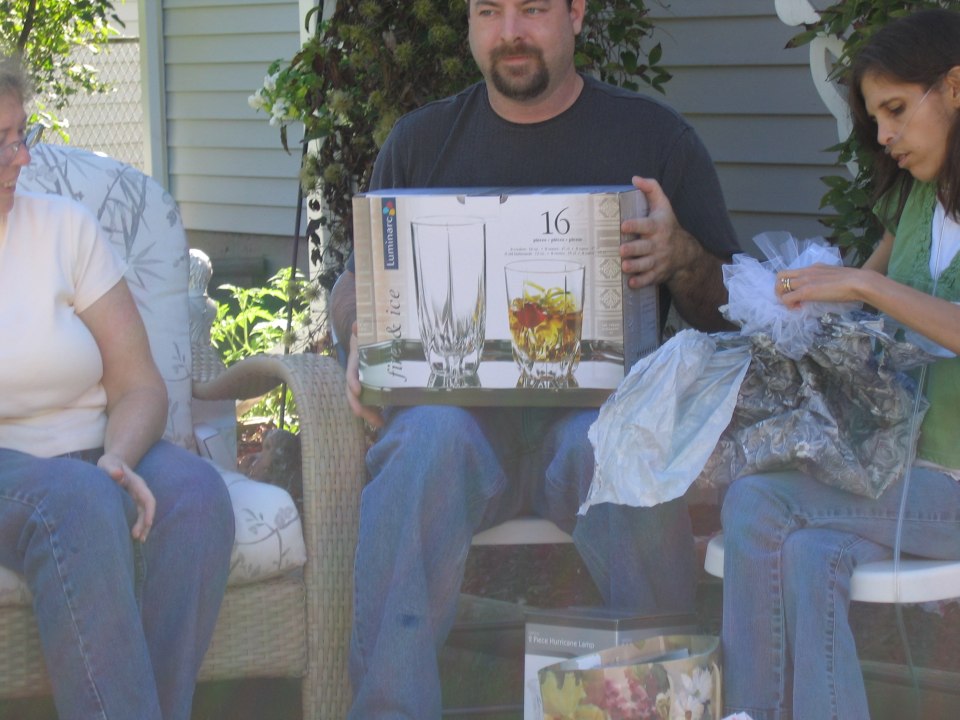 Opening gifts, photograph 12