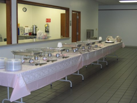 Setting up the hall, photograph 4