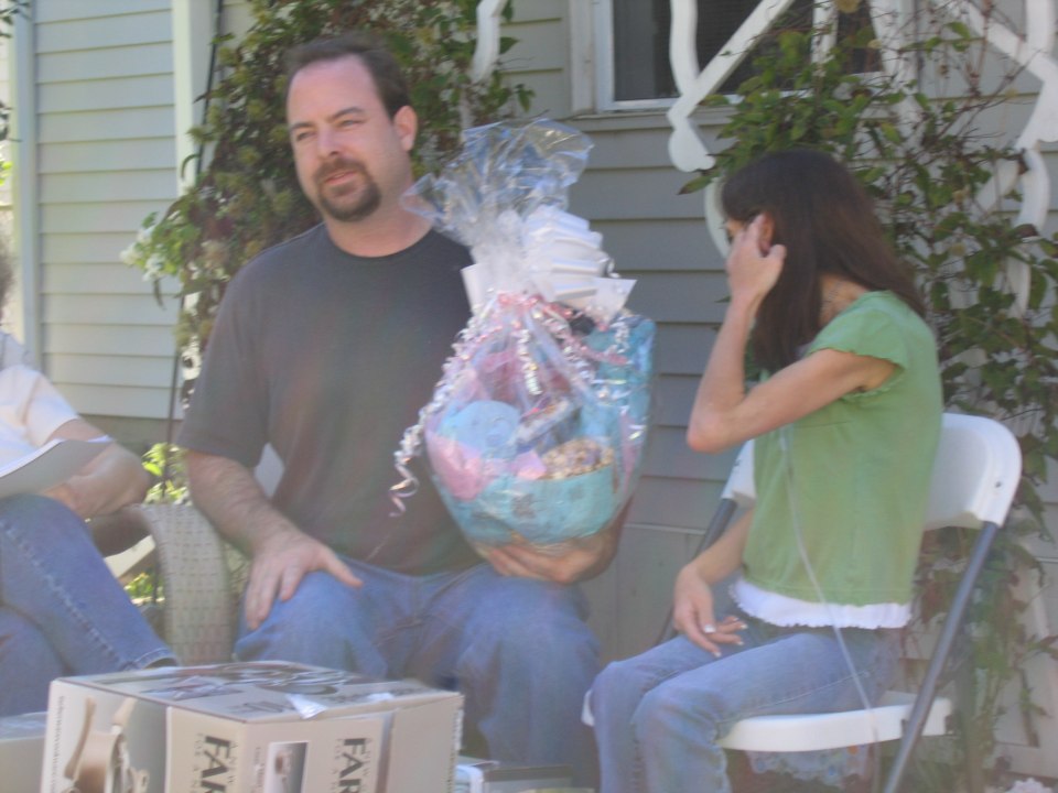 Opening gifts, photograph 22