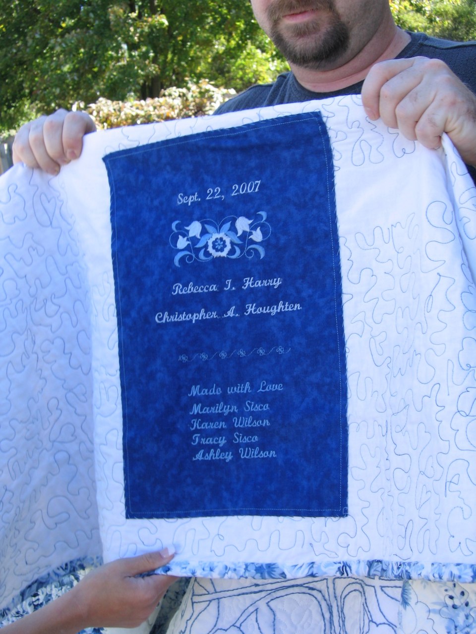 Opening gifts, photograph 3